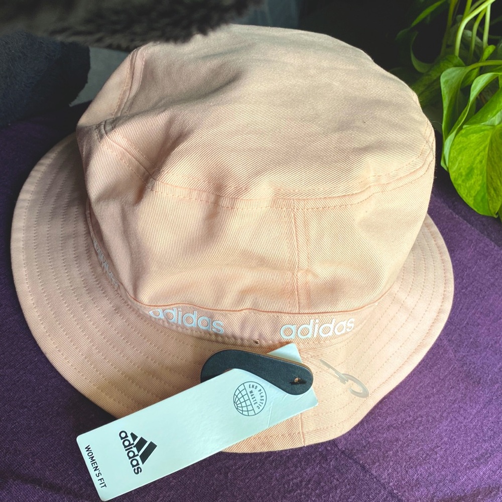 NWT pink Adidas bucket hat